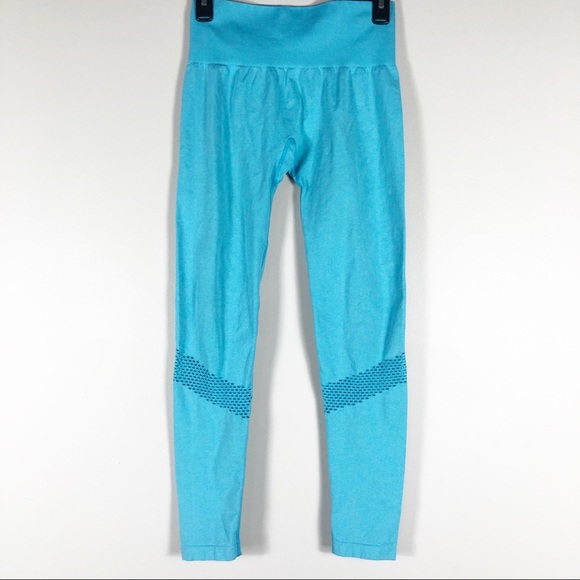 NVGTN Sky Blue Seamless Leggings - Picture 3 of 4